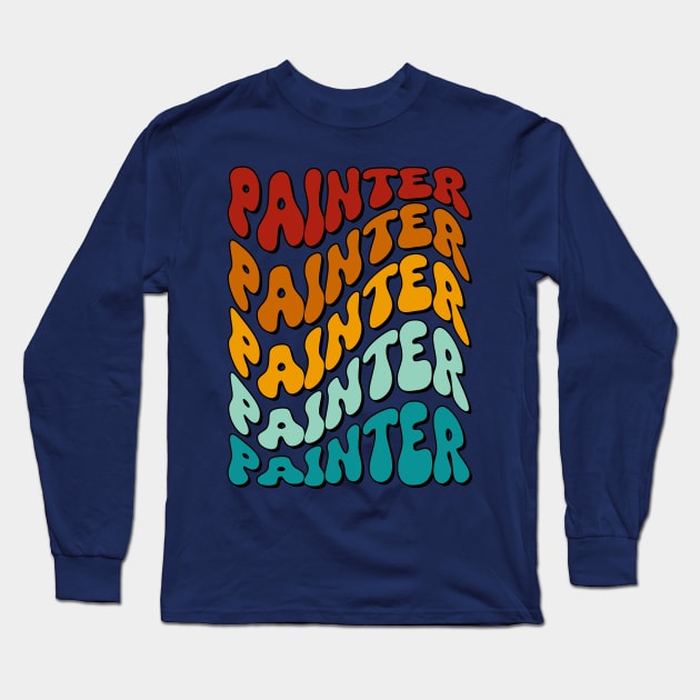 Painter Long Sleeve T-Shirt by TrendyPlaza